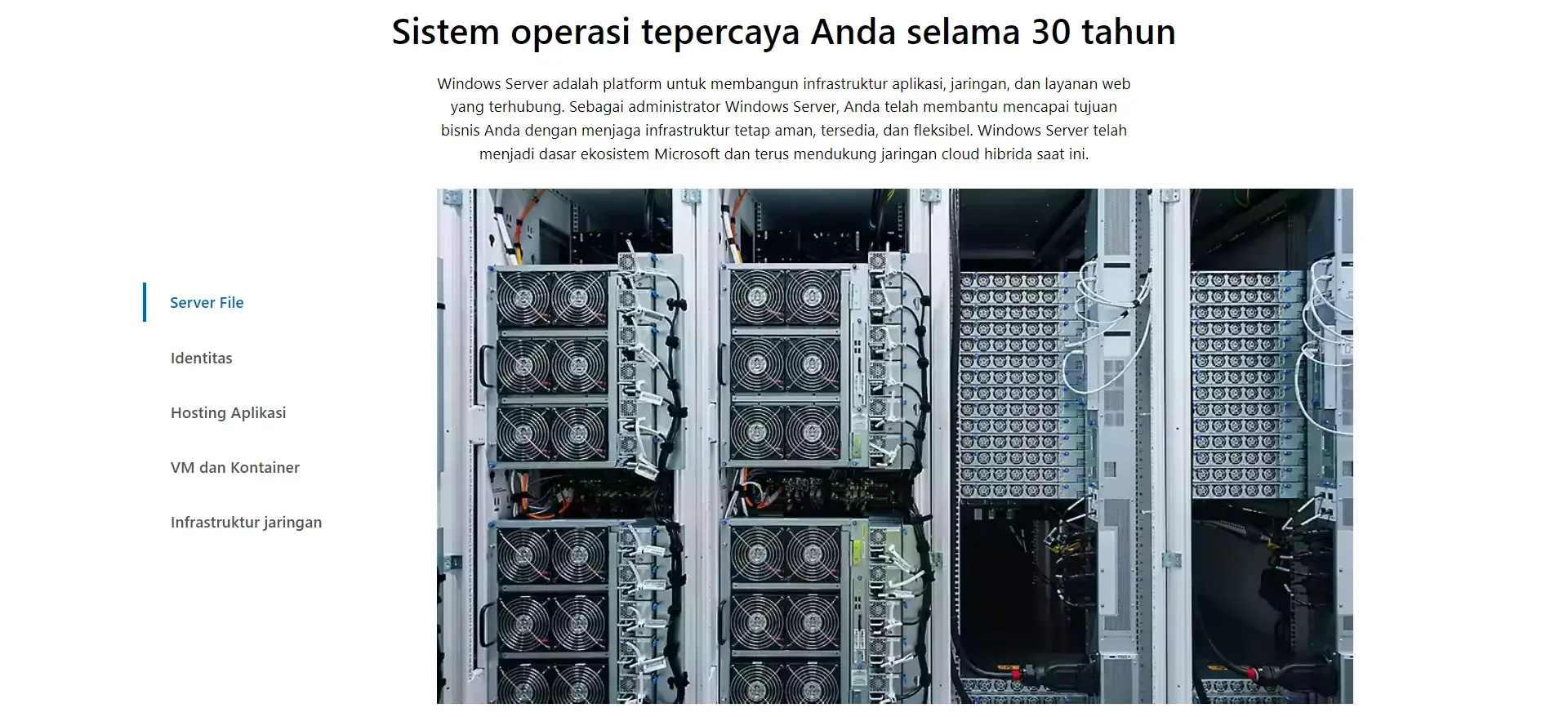 Fitur Windows Server